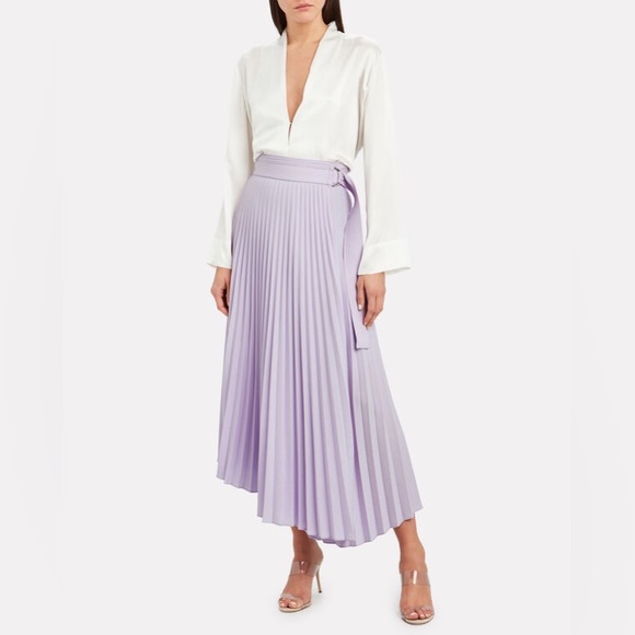 A.L.C. Dresses & Skirts - ALC | Arielle Pleated Purple Midi Skirt A.L. C. 6